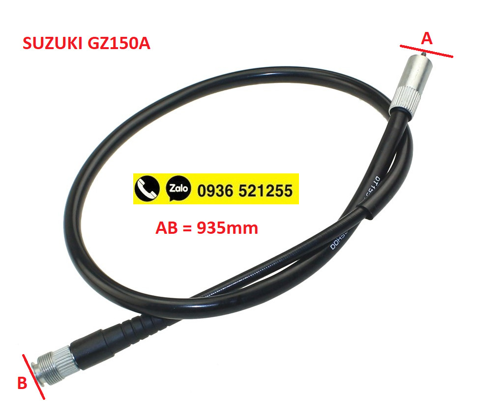 Dây đồng hồ công tơ mét contermet SUZUKI GZ150A và các dòng xe tương ứng