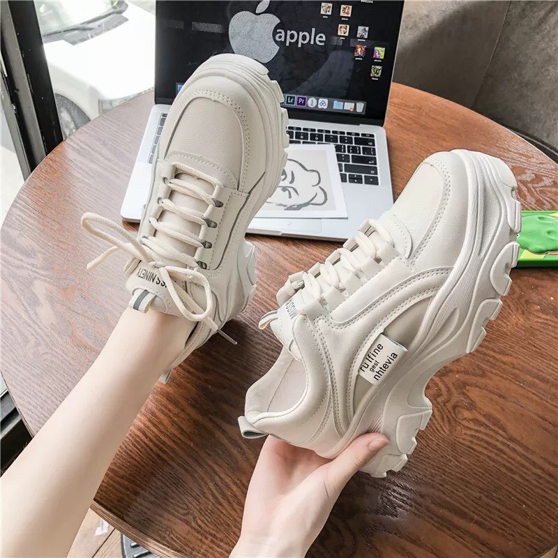GIÀY THỂ THAO NỮ SNEAKER TÔN DÁNG ĐỘN CHIỀU CAO 5CM RM09