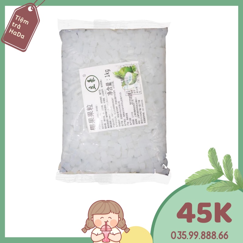 Thạch Dừa 1kg làm topping