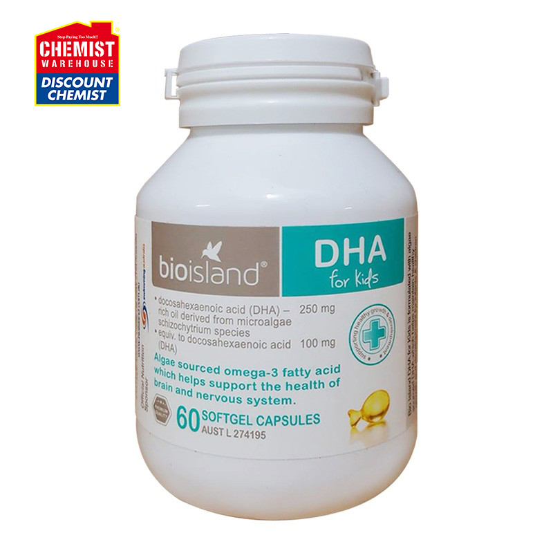 Bio island DHA For Kids DHA Cho Bé 60 Viên