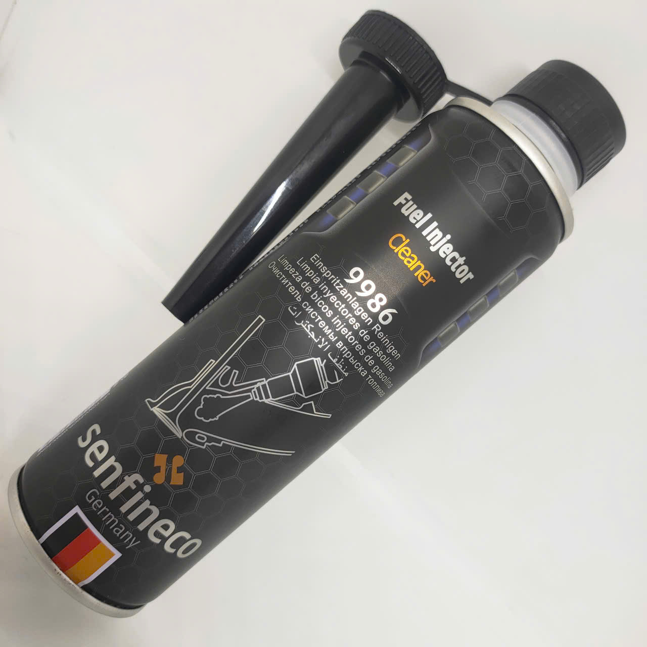 VỆ SINH KIM PHUN XĂNG XE Ô TÔ THƯƠNG HIỆU SENFINECO 9986, 300ml (FUEL INJECTOR CLEANER, 300ml)