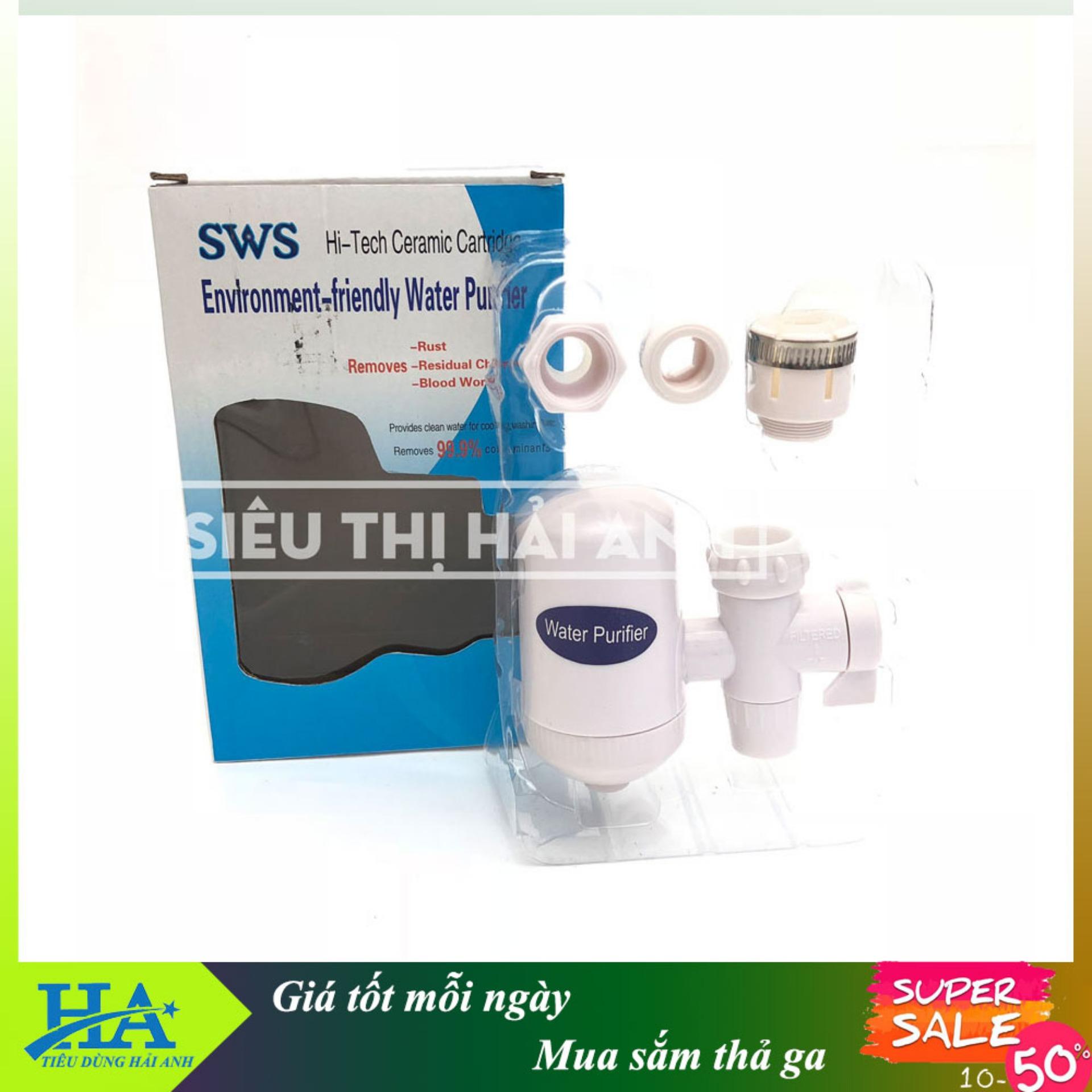 Đầu lọc nước tại vòi - Thiết bị lọc nước tự động SWS Water Purifier bảo vệ sức khỏe GDTAM27