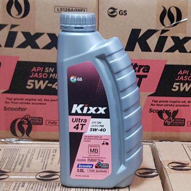 [THÙNG 12 CHAI] Nhớt Kixx xe tay ga 5W40 Fully Synthentic nhập khẩu Hàn Quốc, nhớt kixx 5W40 cho xe tay ga 100% tổng hợp