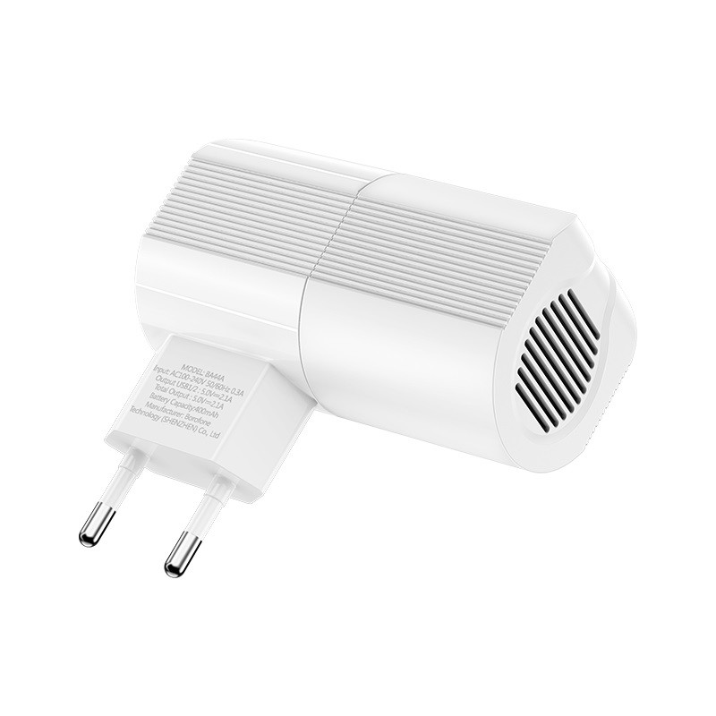 Cốc sạc kiêm loa bluetooth borofone ba44a - cốc sạc 2usb - loa không dây