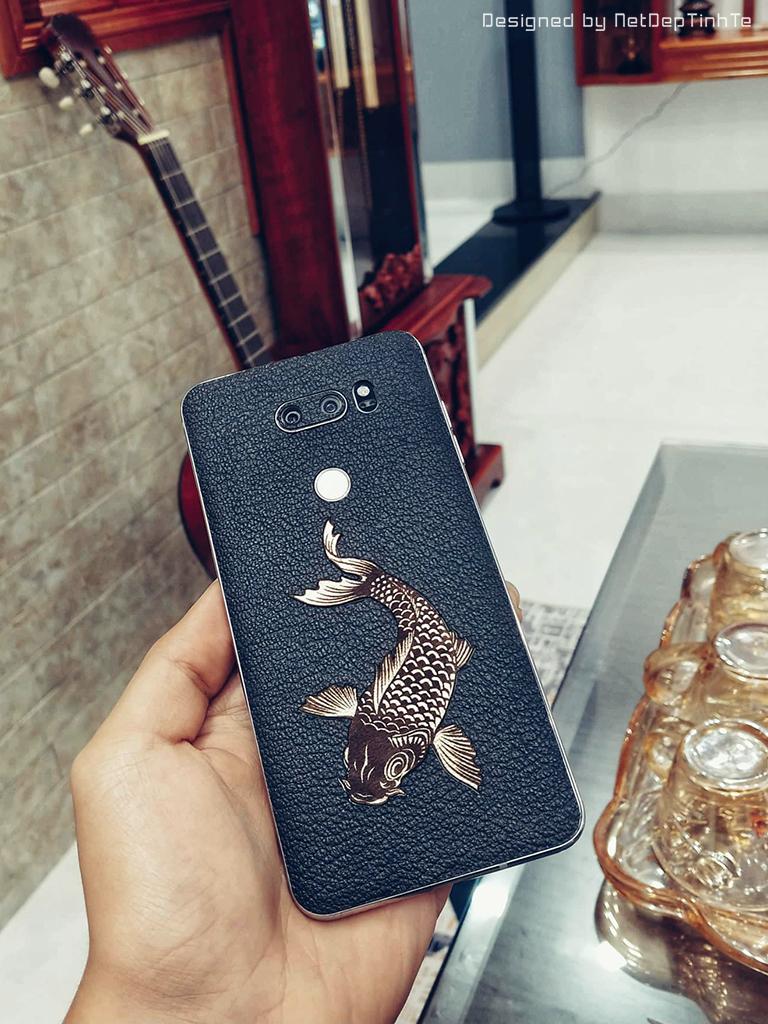 Miếng dán skin da lg g6 - cá chép