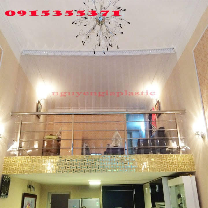 [HCM]Rèm nhựa (Cao 2.6m) ngăn lạnh điều hòa