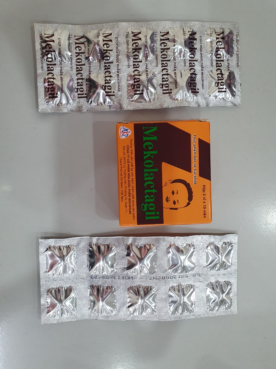 Mekolactagil (Viên uống kích thích làm tăng lượng sữa tiết) Mekophar