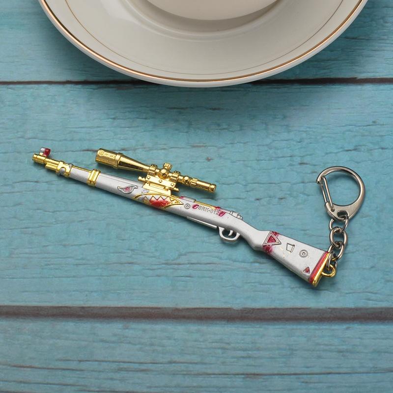 móc khóa mô hình PUBG- K98 họa tiếp -hợp kim cao cấp -hàng loại A cực đẹp- nét- chuẩn