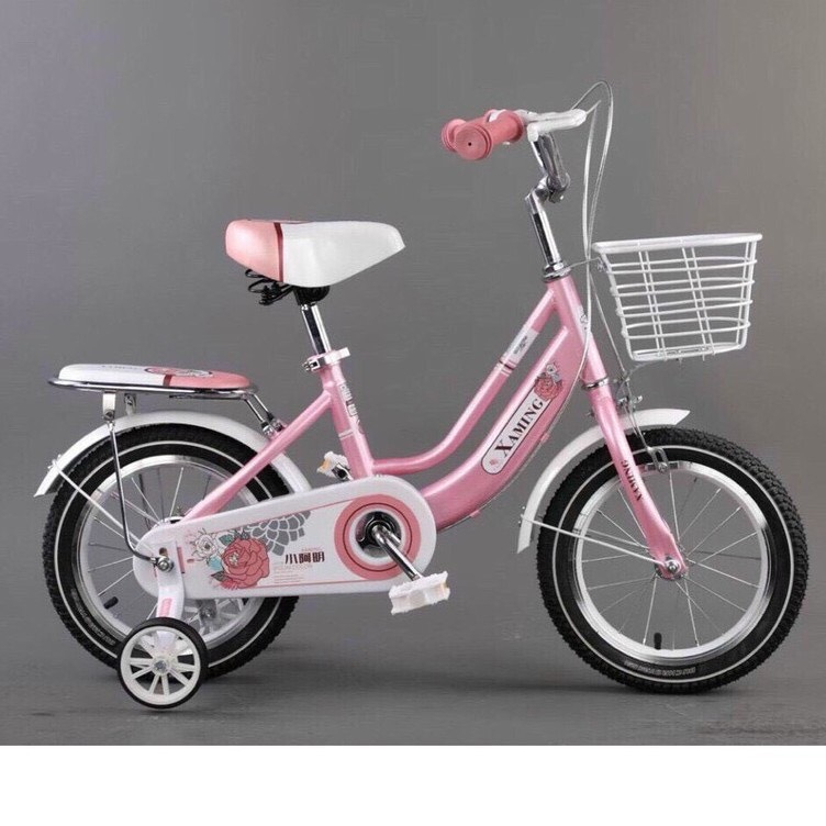 Free ship đến 31.07# xe đạp bé gái cao cấp số lượng lớn_ xe xaming hồng đủ size cho bé