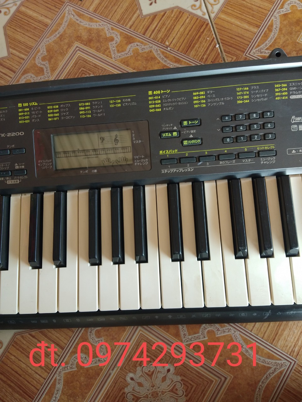 Đàn học sinh Casio ctk-2200 lướt