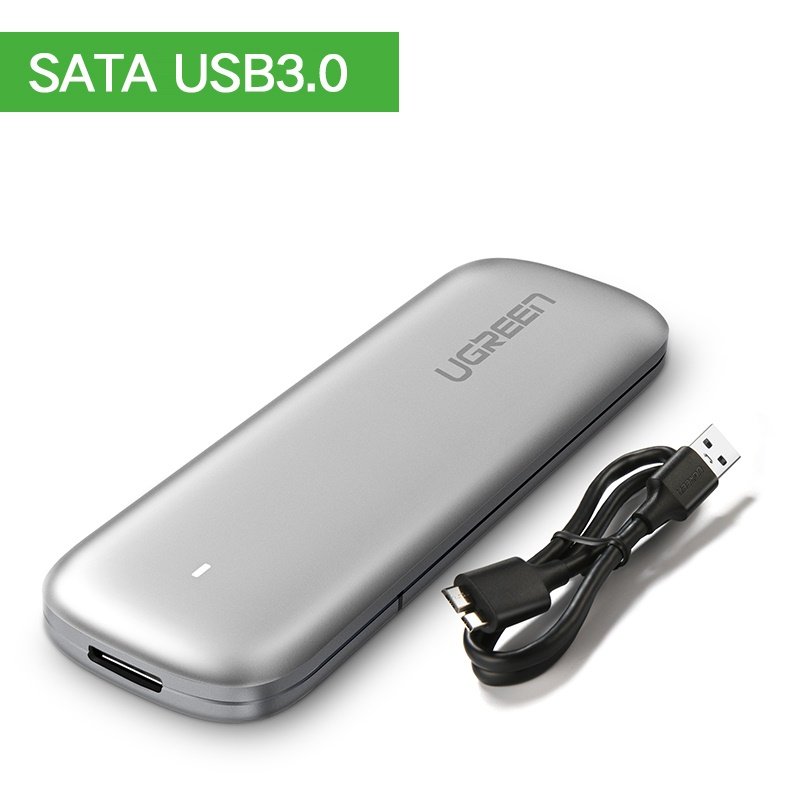 Box đựng ổ cứng SSD M.2 Sata NGFF chuẩn USB 3.0 Ugreen 60530