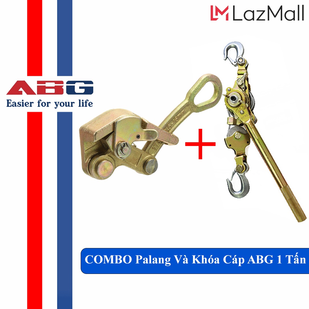 COMBO SIÊU TIẾT KIỆM - Combo Palang và khóa cáp 1 tấn