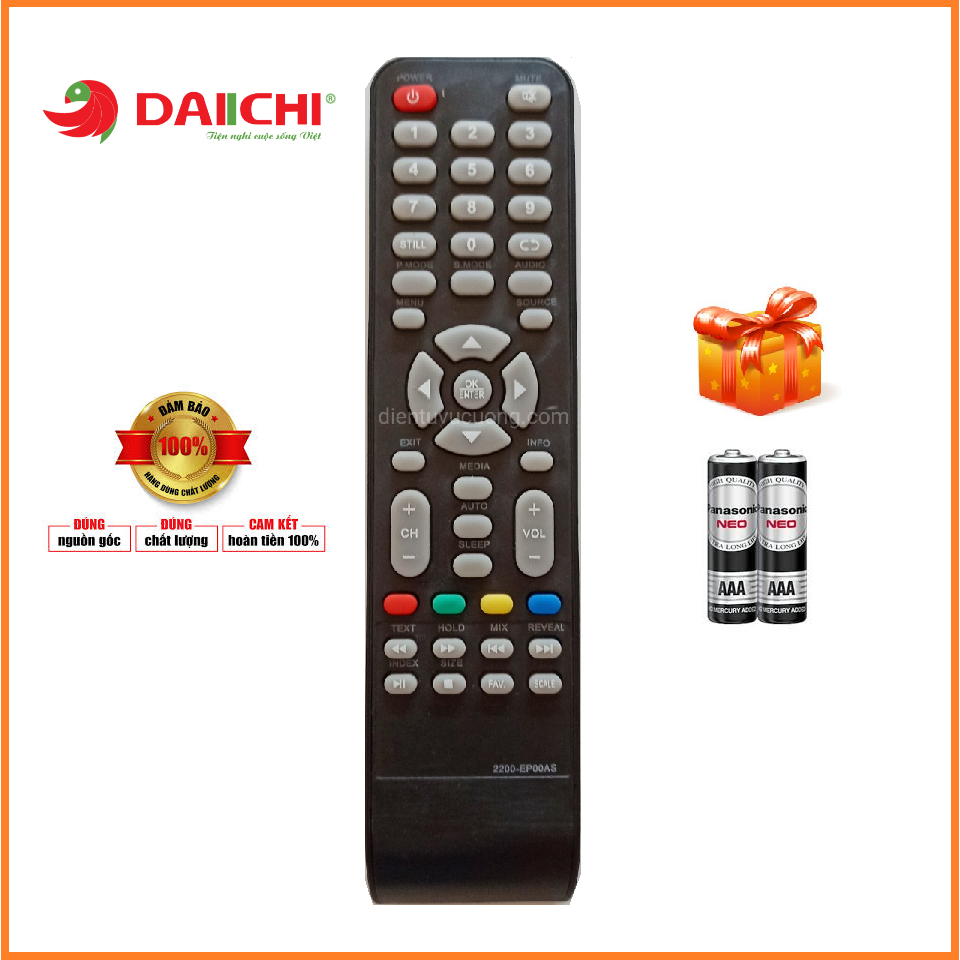 Điều khiển led ti vi daichi