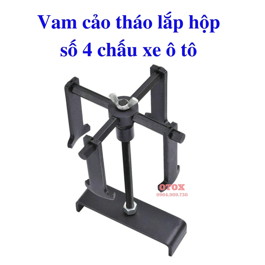 Vam cảo tháo lắp hộp số 4 chấu xe ô tô