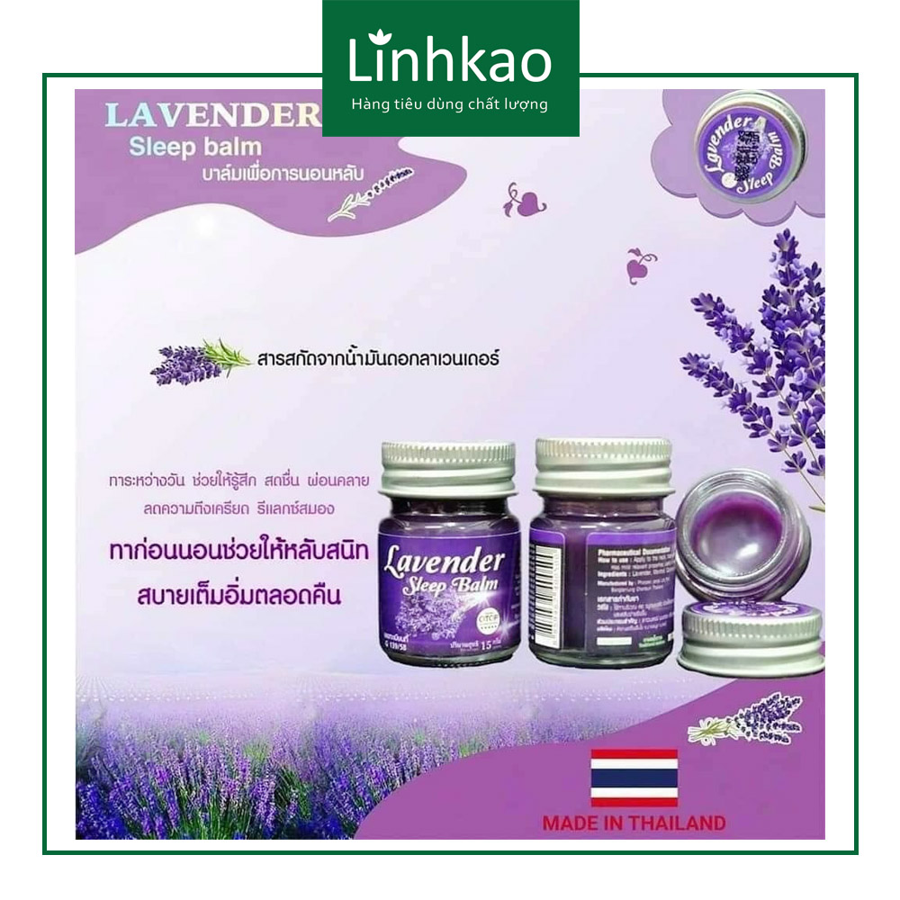 Dầu ngủ ngon lavender sleep balm thái lan 15g