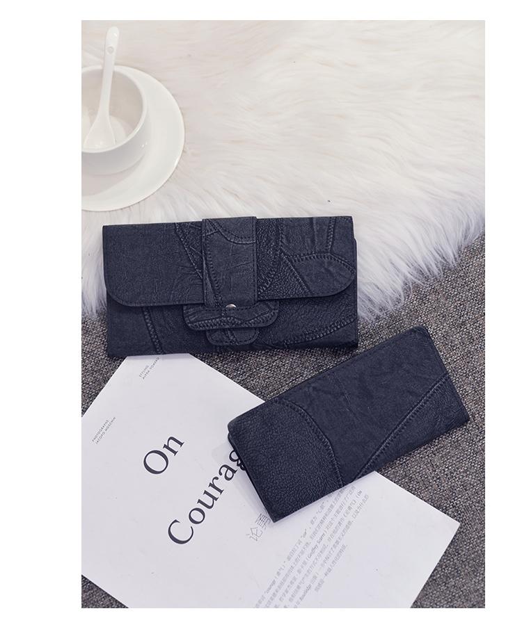 Combo 2 ví da: ví lớn cầm tay và ví nhỏ ddl71