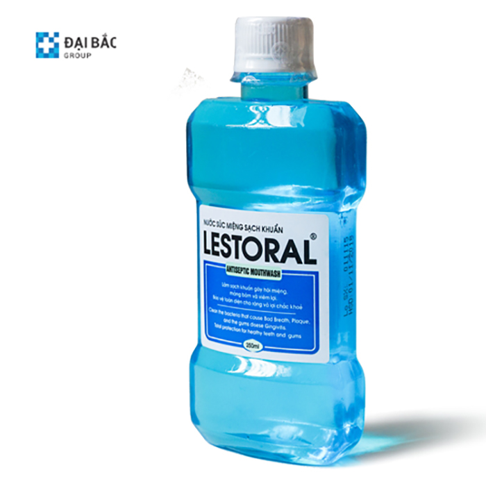 Nước súc miệng sạch khuẩn LESTORAL 250ml - Ngăn ngừa vi khuẩn gây hôi miệng
