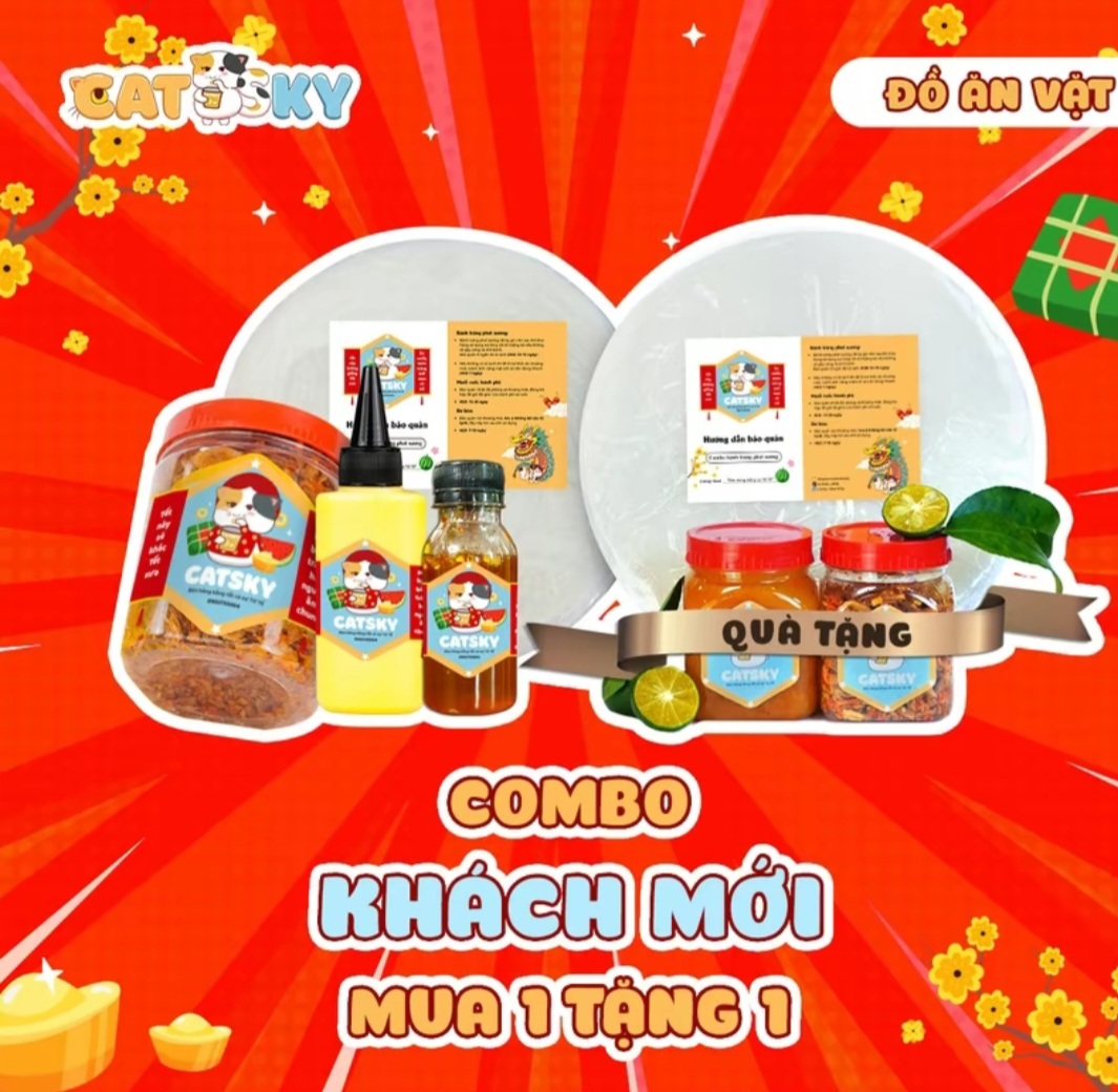 Combo bánh tráng phơi sương mua 1 tặng 1