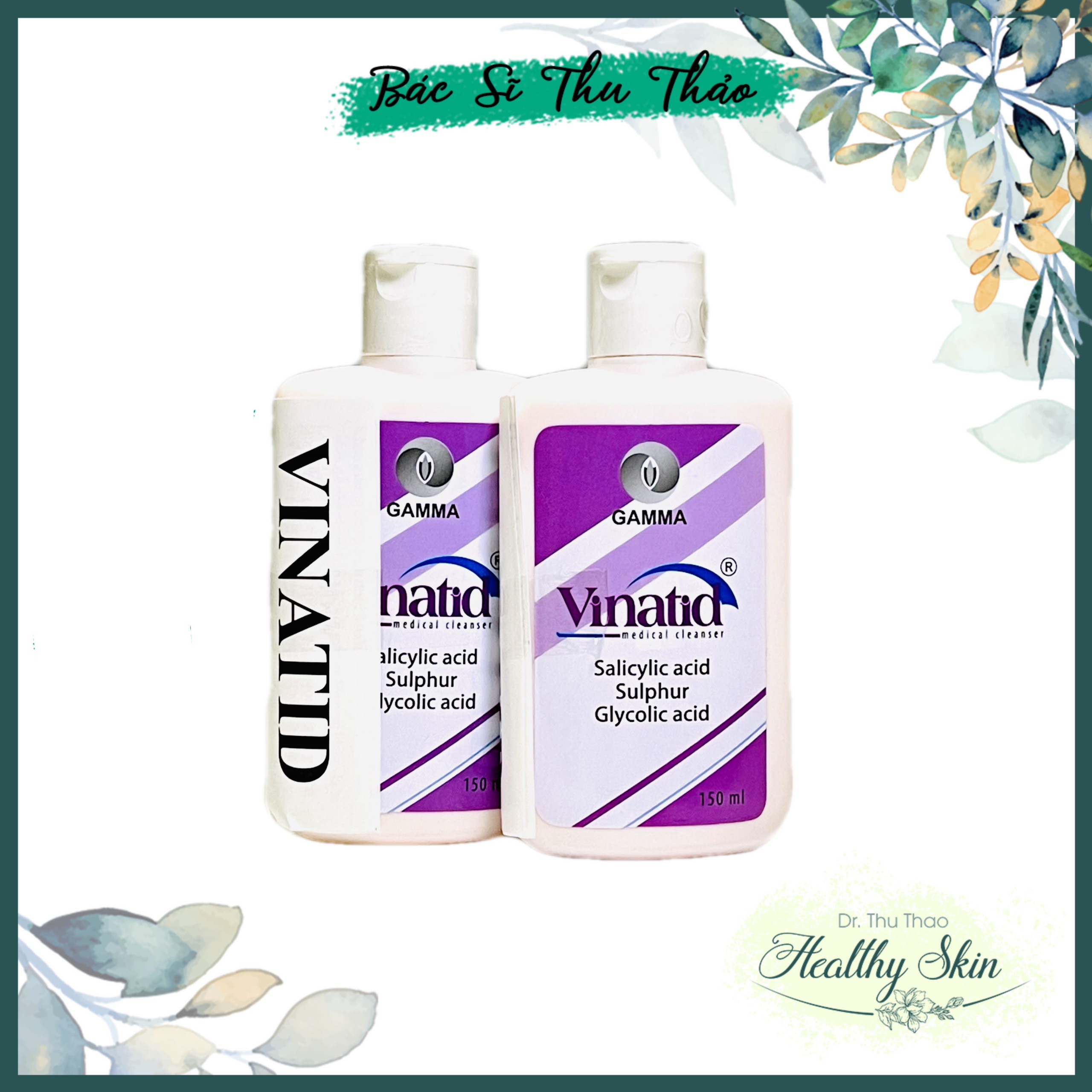 [HCM][150mL] SỮA RỬA MẶT DÀNH CHO DA NHỜN MỤN VINATID