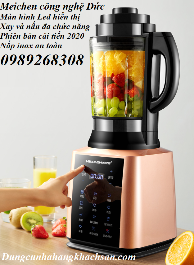 Máy làm sữa hạt Meichen nội địa Trung Quốc- Phiên bản cải tiến 2020 với nắp inox