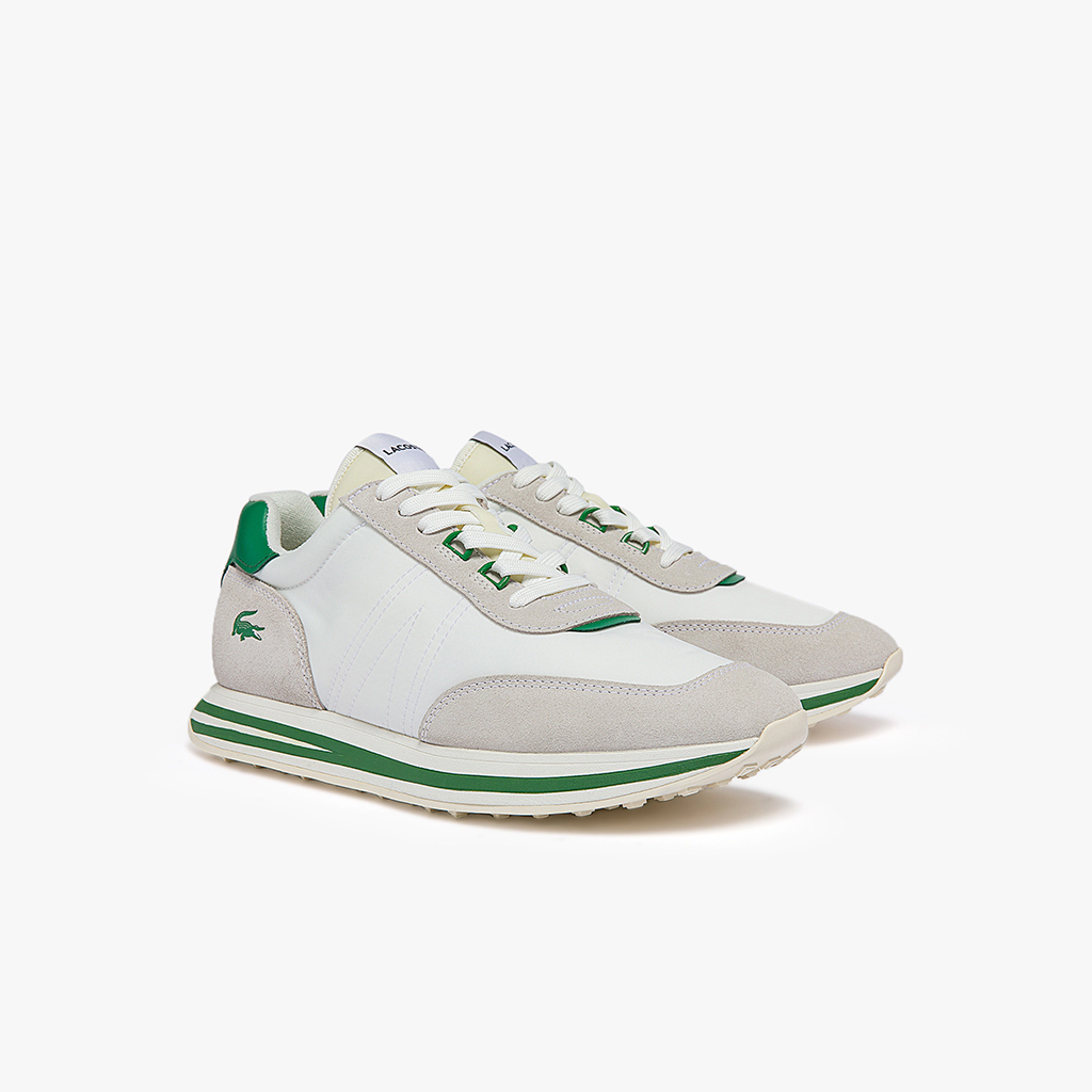 Giày nam lacoste l-spin textile 0922 – trắng/xanh lá