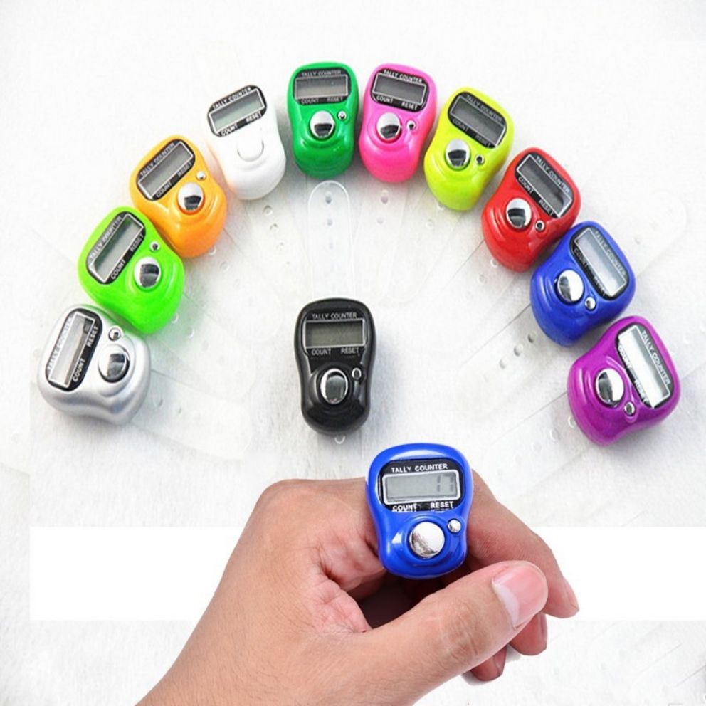 Máy bấm số điện tử cầm tay (máy đếm số niệm phật)