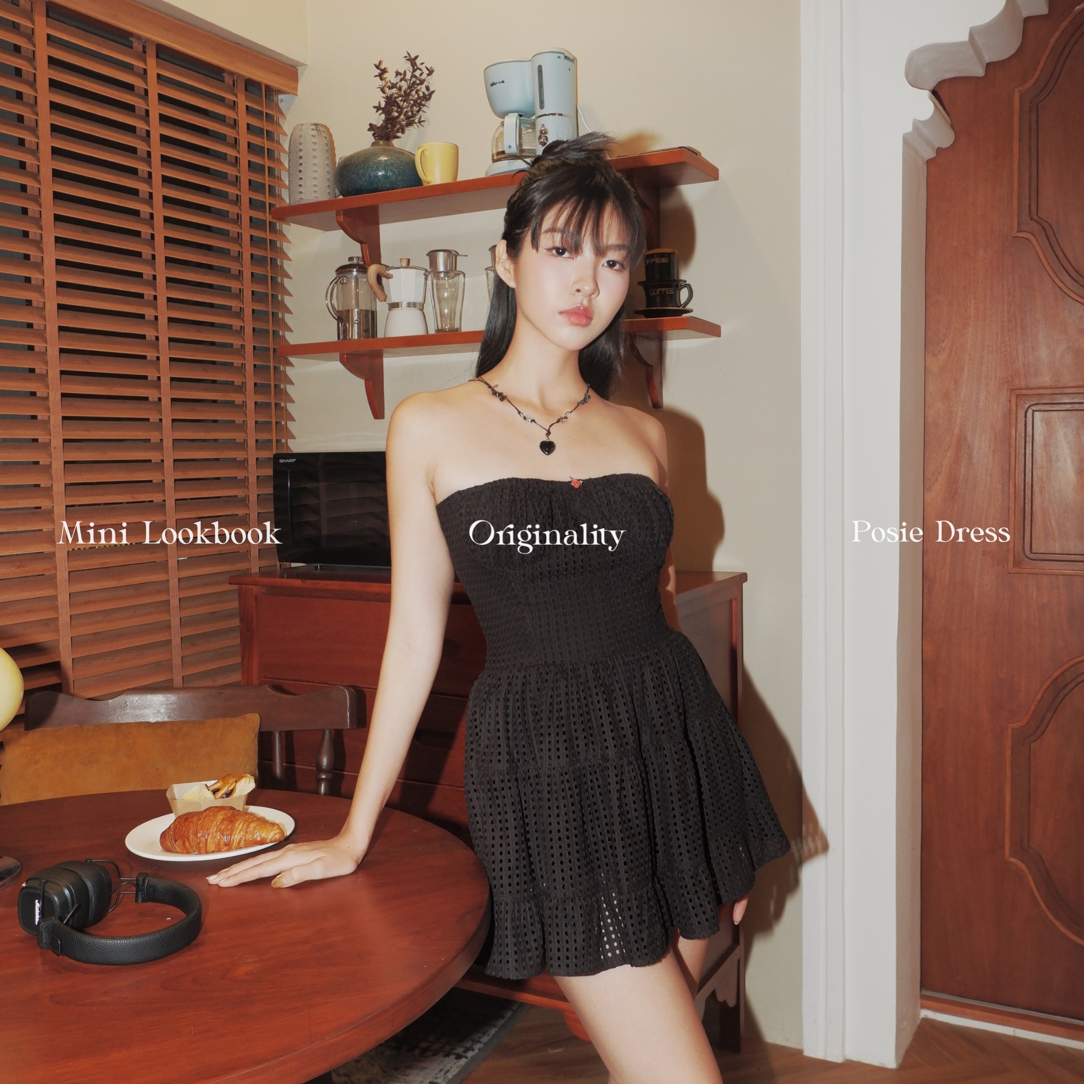 Originality - Đầm Trắng Cúp Ngực - Posie Dress