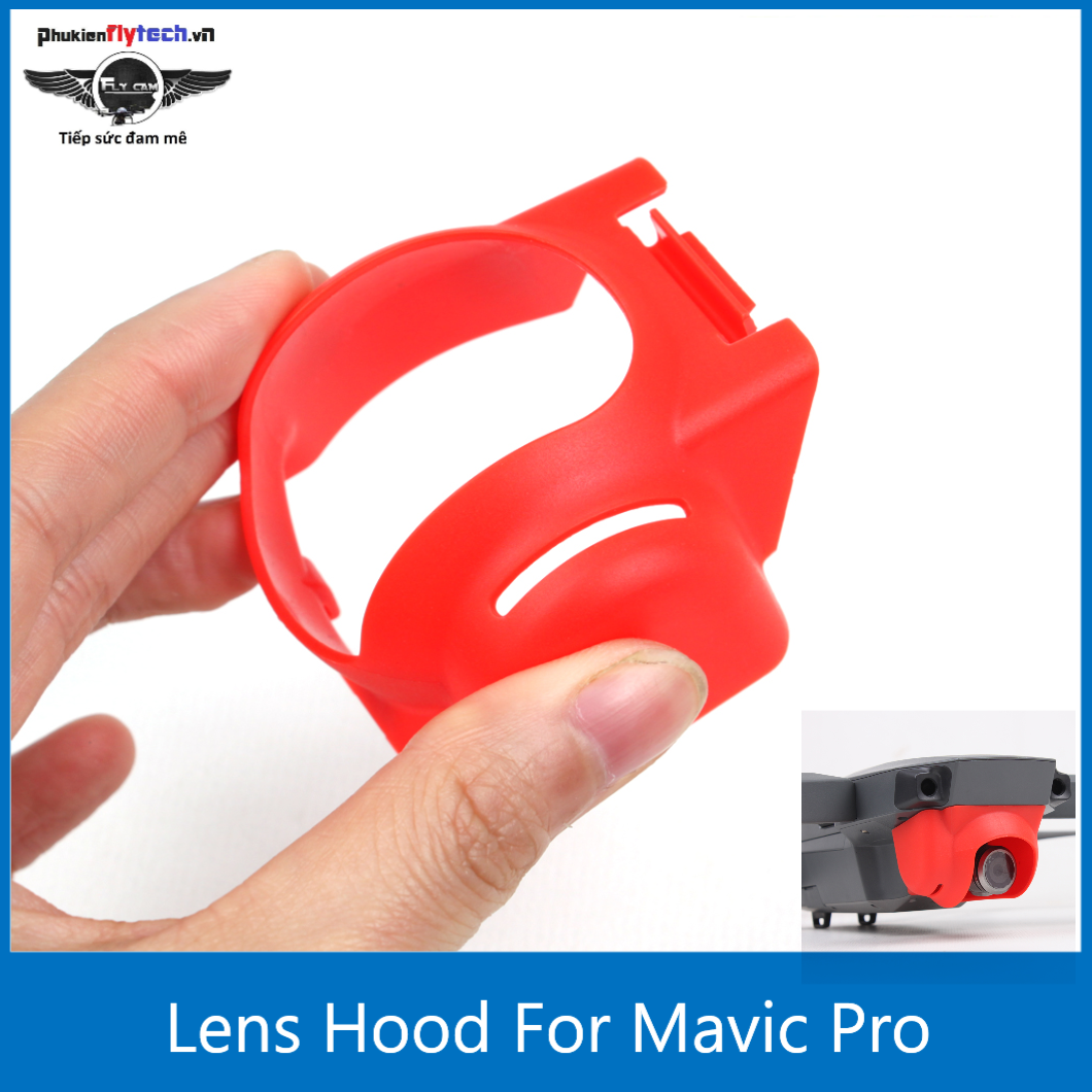 Hốc che nắng camera - Camera sun hood for Mavic Pro - Chính hãng Sunnylife - che nắng cho chiếc camera Mavic trong những chuyến bay đầy nắng - Chất liệu nhựa mềm cao cấp - Hạn chế gió tạt khiến gimbal rung lắc.