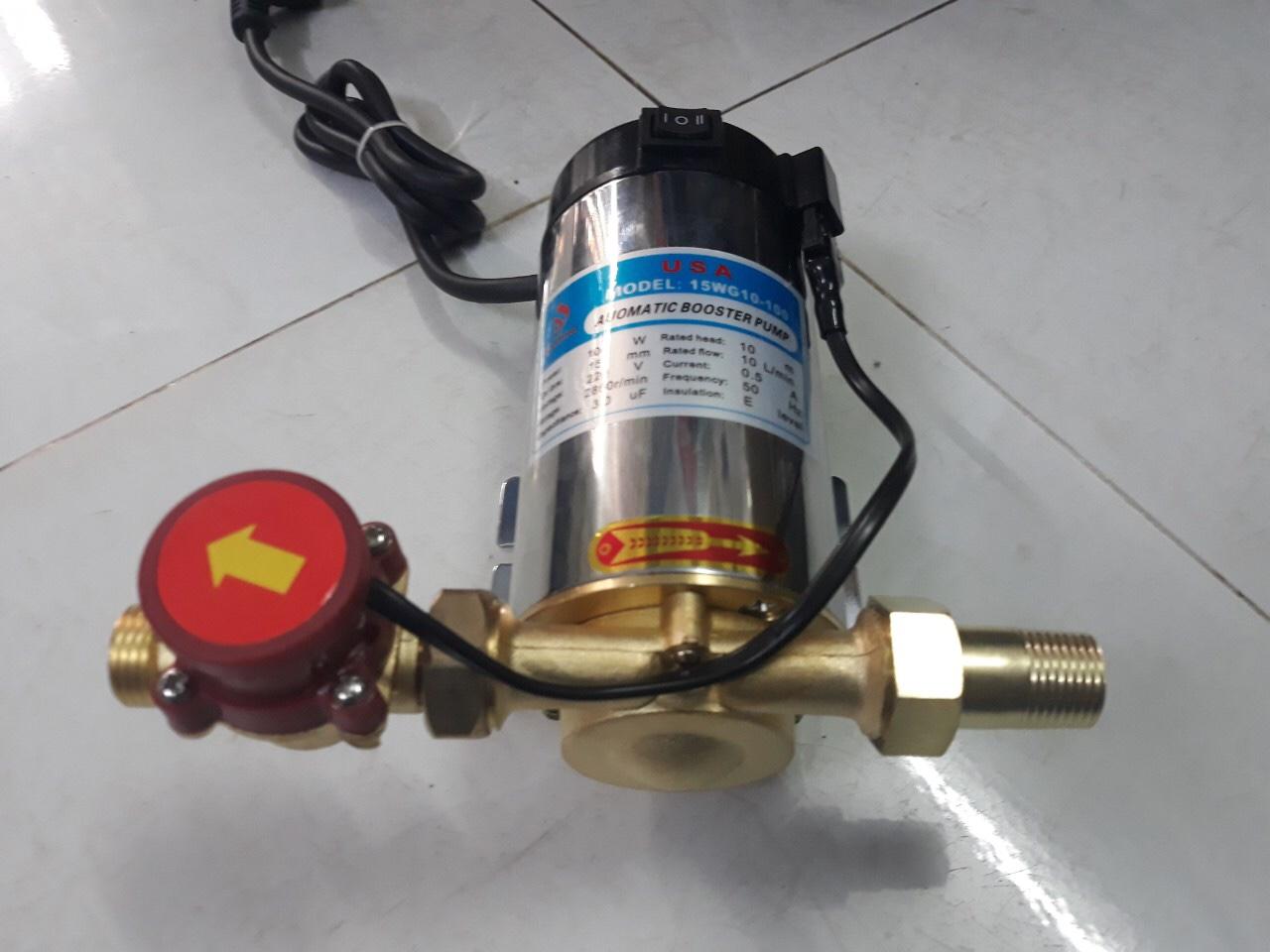 Máy bơm tăng áp cho máy giặt nóng lạnh tưới cây (100W) bơm áp *Điện áp trực tiếp 220V  *Đẩy cao tối đa 8m lưu lượng tối đa 10lít/phút   DÂY ĐÔNG 100% KHỐNG GIỐNG NHỮNG HÀNG GIÁ RẺ TRÊN THỊ TRƯỜNG