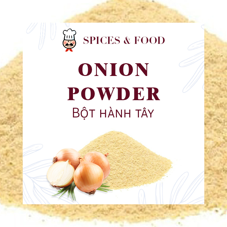 Onion powder - Bột hành tây ướp thịt thơm ngon siêu sạch