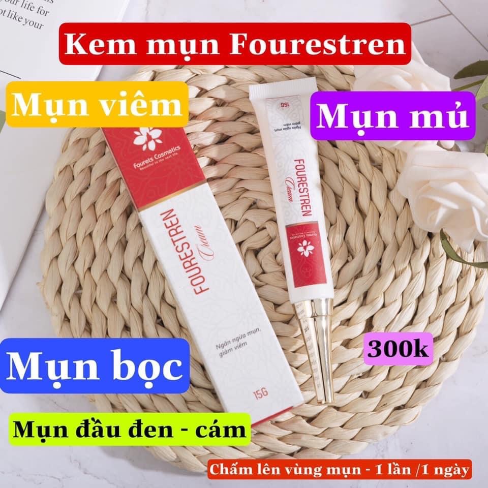 Kem mụn fourestren fourets cosmetics ngừa mụn, se cồi - kem trị mụn fourets