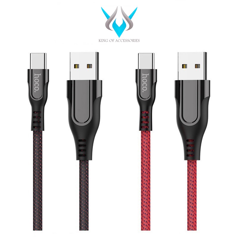 Cáp sạc nhanh và truyền dữ liệu cổng Type-C Hoco U54 2.4A dài 1.2A - Hãng phân phối chính thức - Nhất Tín Computer
