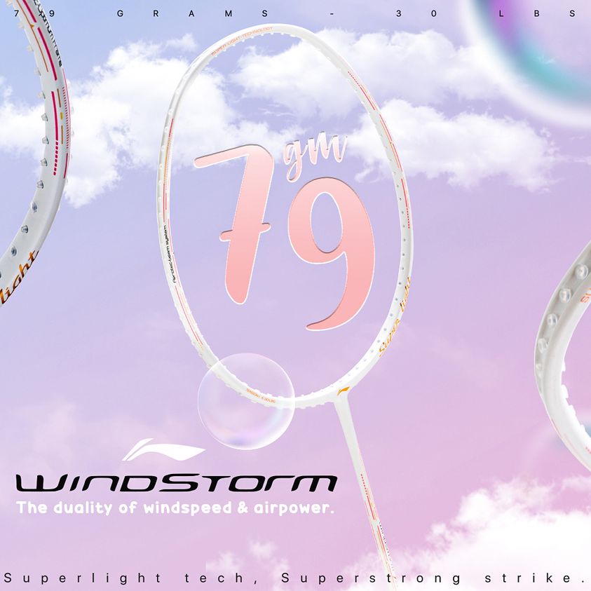 Vợt cầu lông lining windstorm 79s, 79h chính hãng