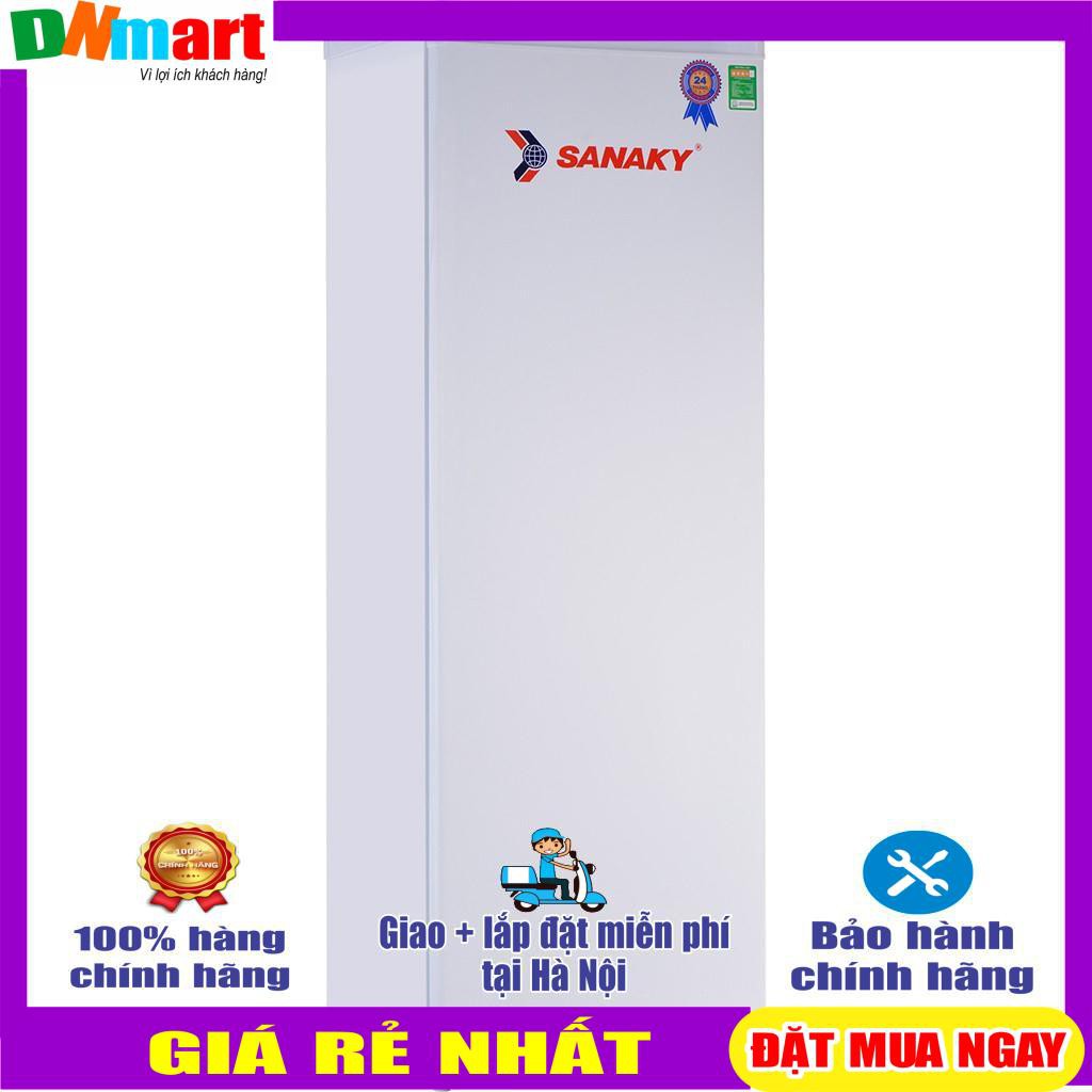 Tủ đông sanaky đứng vh230hy dung tích 230l 7 ngăn r134a