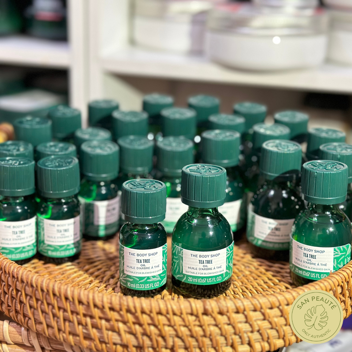 [Mẫu mới 2023] Tinh dầu tràm trà Tea tree oil The Body Shop