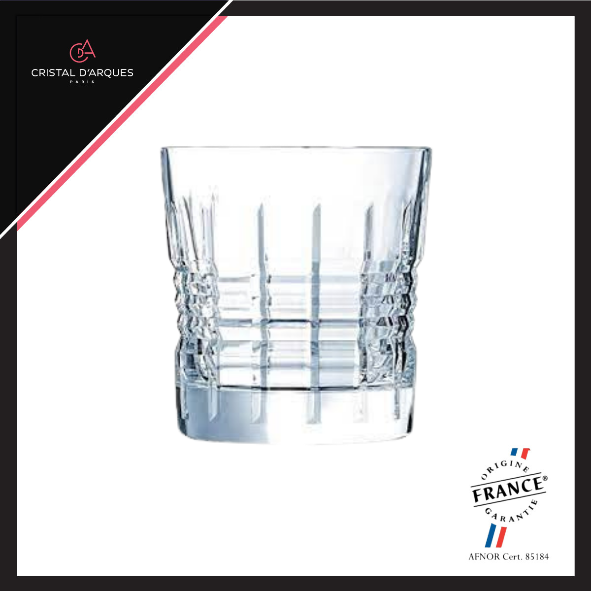 Bộ 6 ly thấp pha lê cristal d'arques rendez-vous 320ml - crreq4354