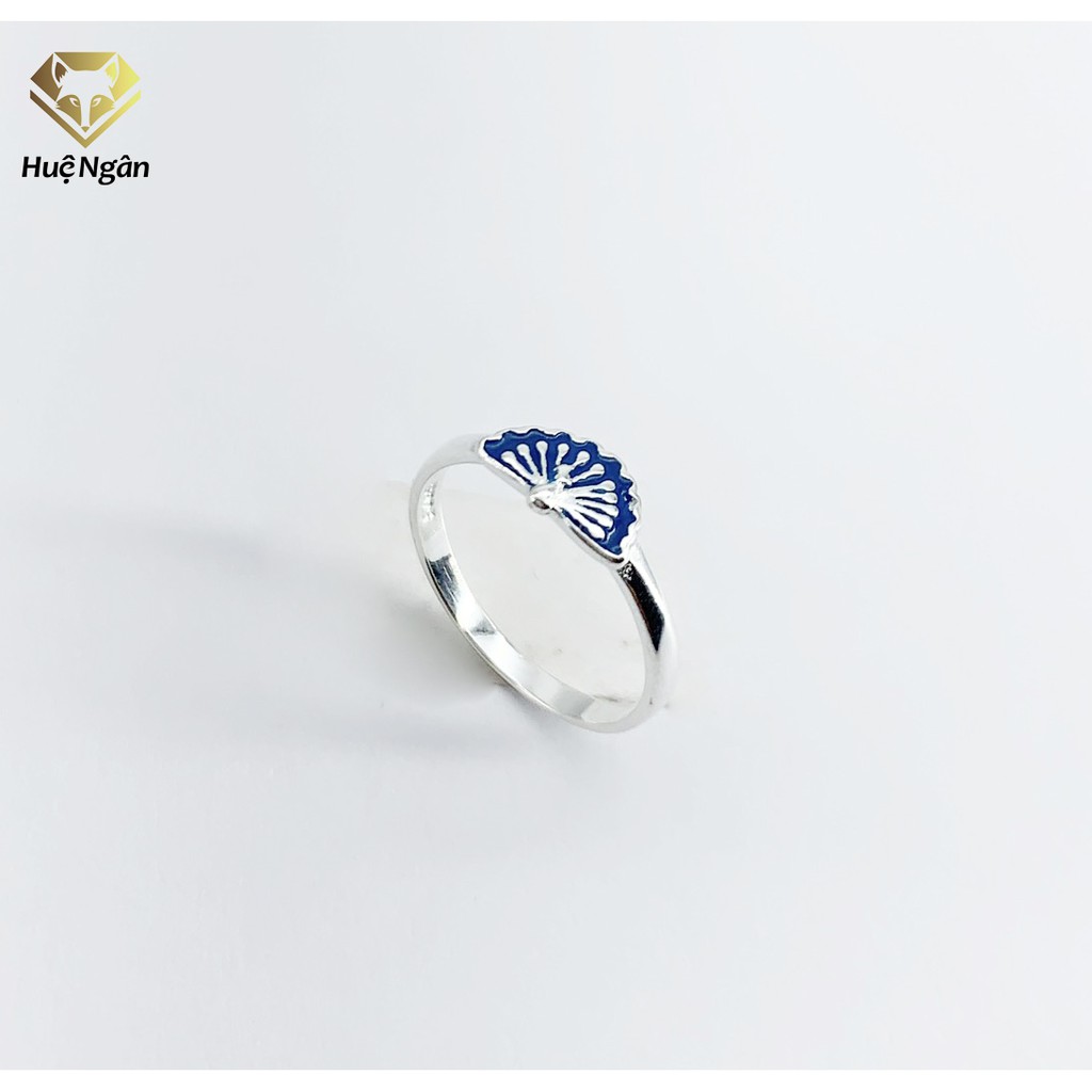 Nhẫn bạc Ý 925 Huệ Ngân - Chim công xinh xắn TJ025 (li tay nhỏ)