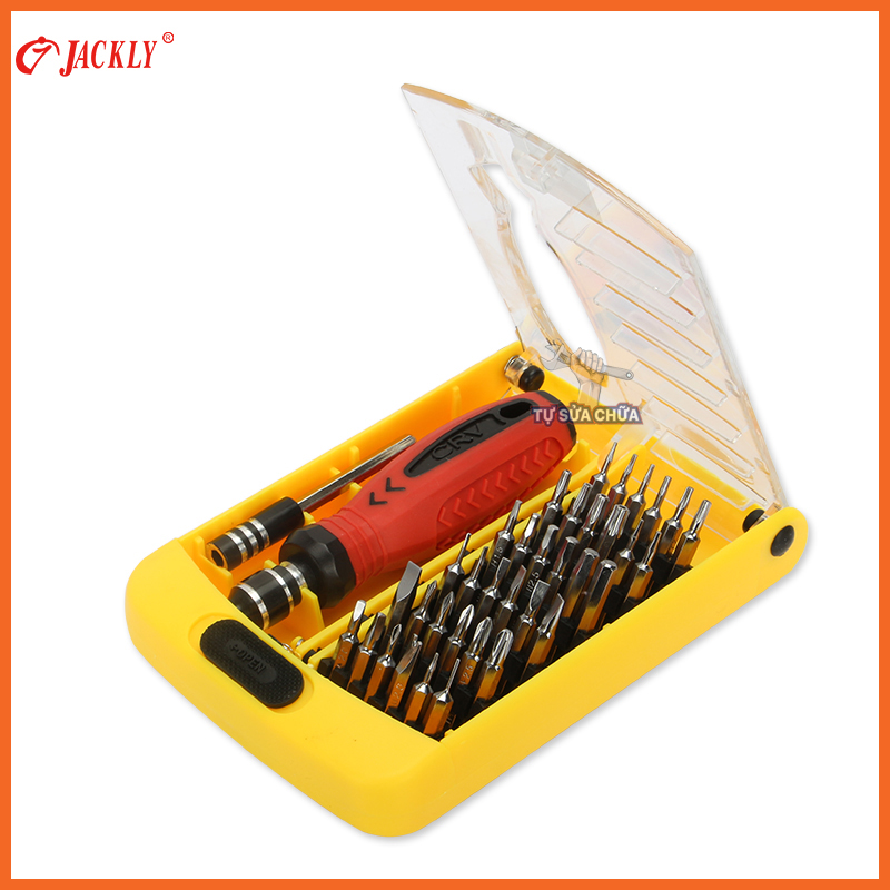Bộ tô vít đa năng 38 chi tiết chính hãng jackly jk-6088a