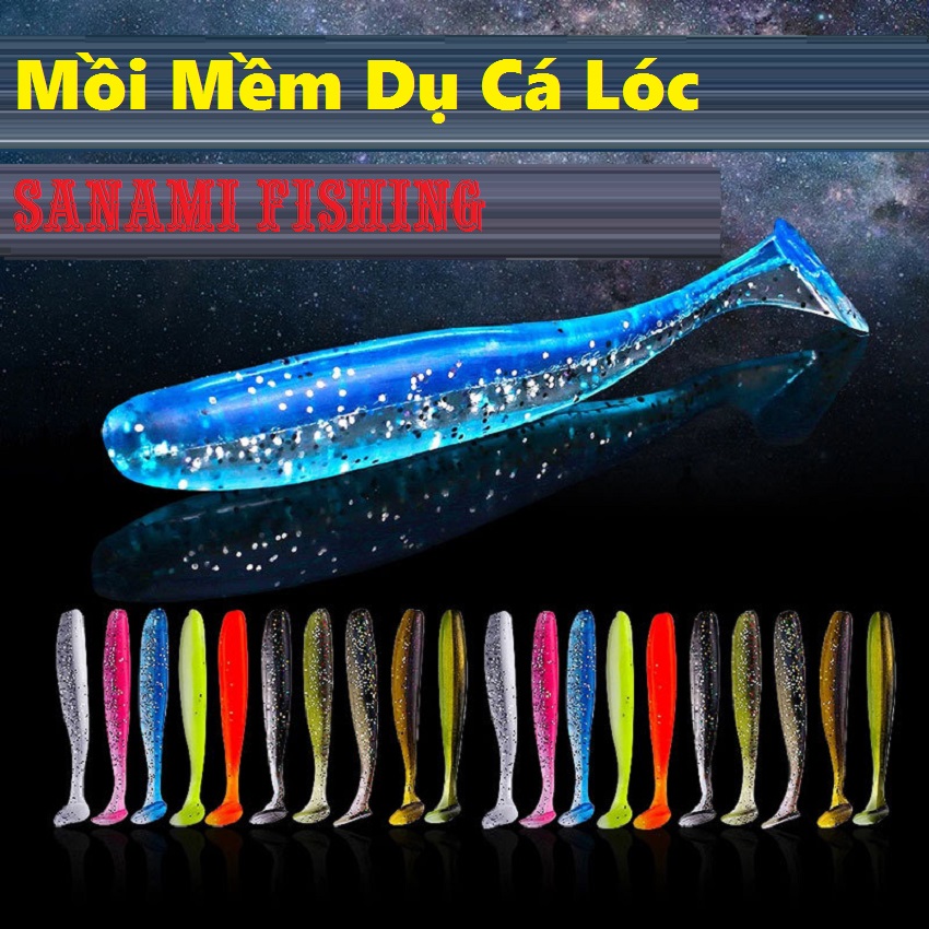 Mồi mềm câu lure cá lóc mồi giả câu lure, mồi giả câu suối, mồi câu cá lóc- sanami fishing