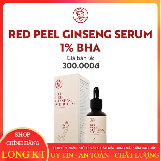 Bà Lão Cao cấp - Chính Hãng Mẫu mới - Serum Red Peel Ginseng 1% Serum 30ml -Serum Tái Tạo Mụn,Thâm,nám,Bà Lão Mẫu Huyết Sâm