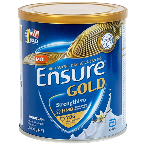 Sữa Ensure Gold bột có HMB 400g Date mới Hàng chính hãng