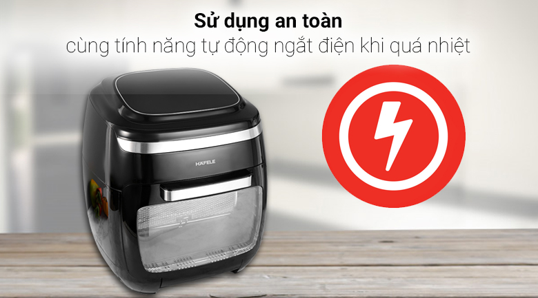 Nồi chiên không dầu Hafele AF-602A 11 Lít 535.43.711 Hàng chính hãng Nồi chiên không dầu Hafele AF-602A 11 Lít 535.43.711 Hàng chính hãng