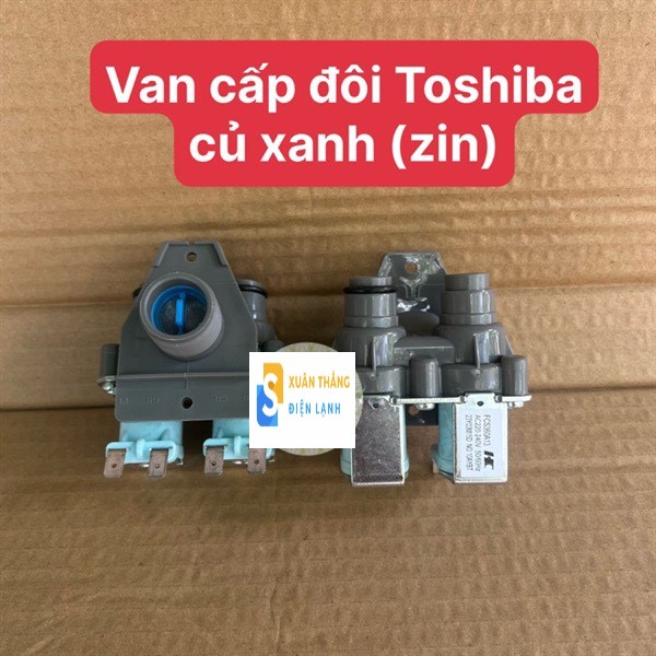 Van cấp nước đôi máy giặt toshiba hàng chính hãng