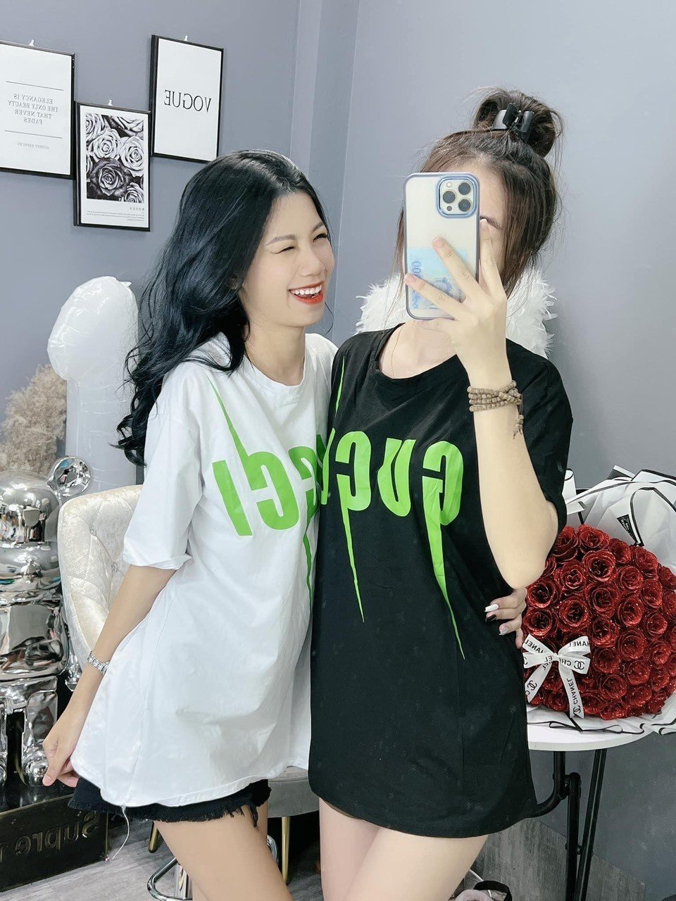 Áo phông TIA SET chảy Chất cotton su