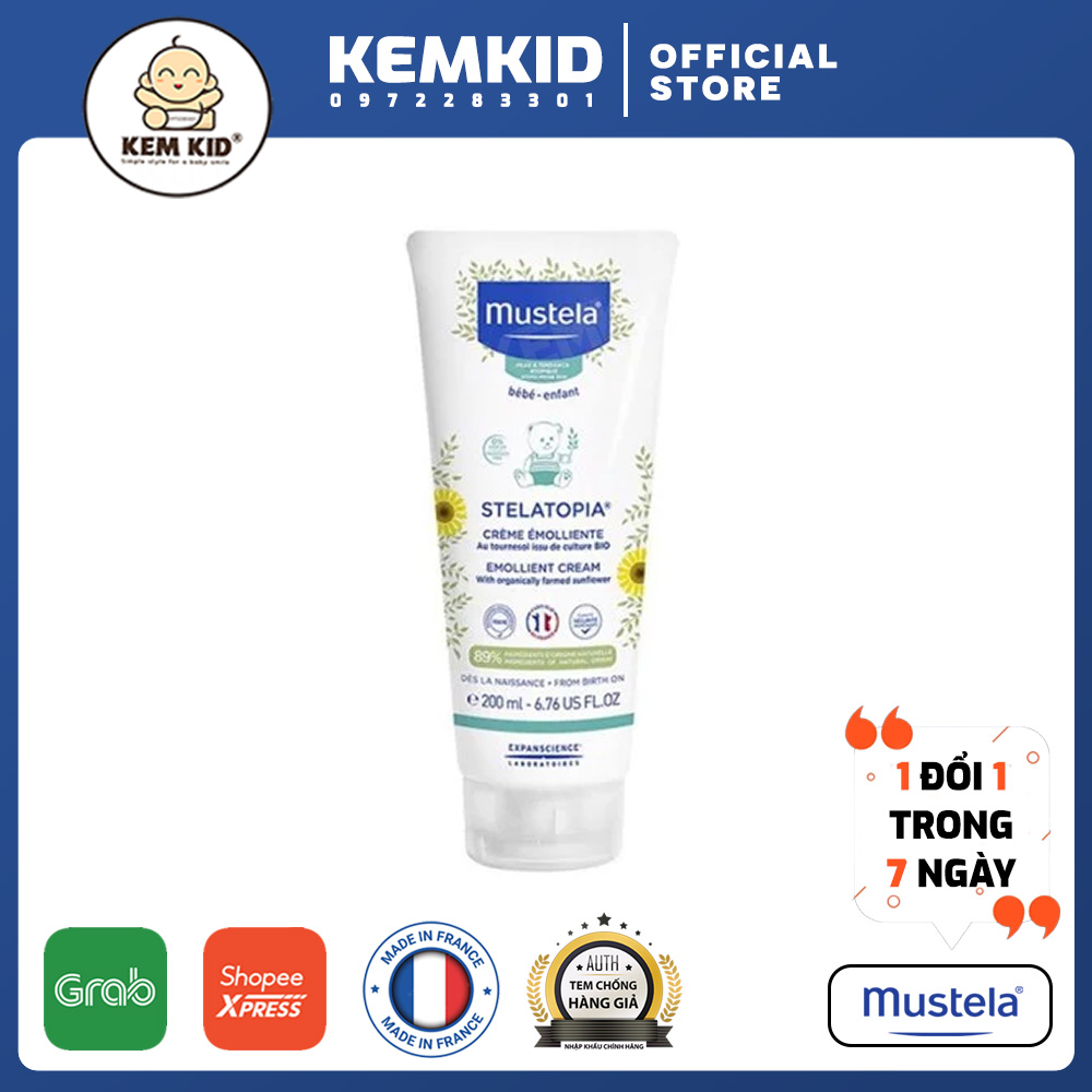 Mustela Stelatopia Emollient Cream 200ml