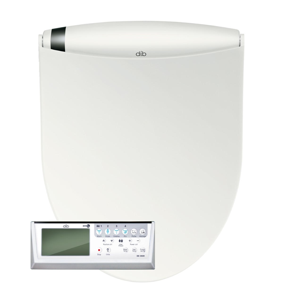 Nắp thiết bị vệ sinh điện tử thông minh ls daewon dib-c850r tích hợp máy bơm tăng áp