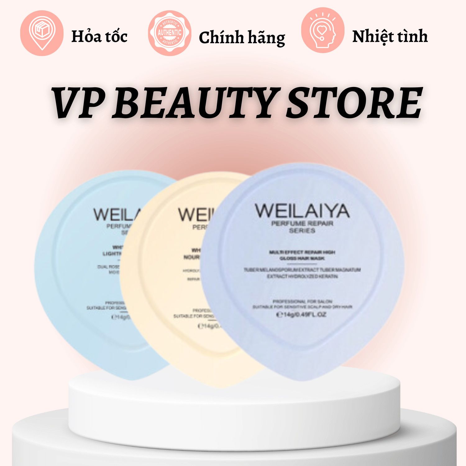 Dầu Hấp Tóc, Gội Xả Nấm WEILAIYA Chuyên Phục Hồi Tóc Hư Tổn - Test mini