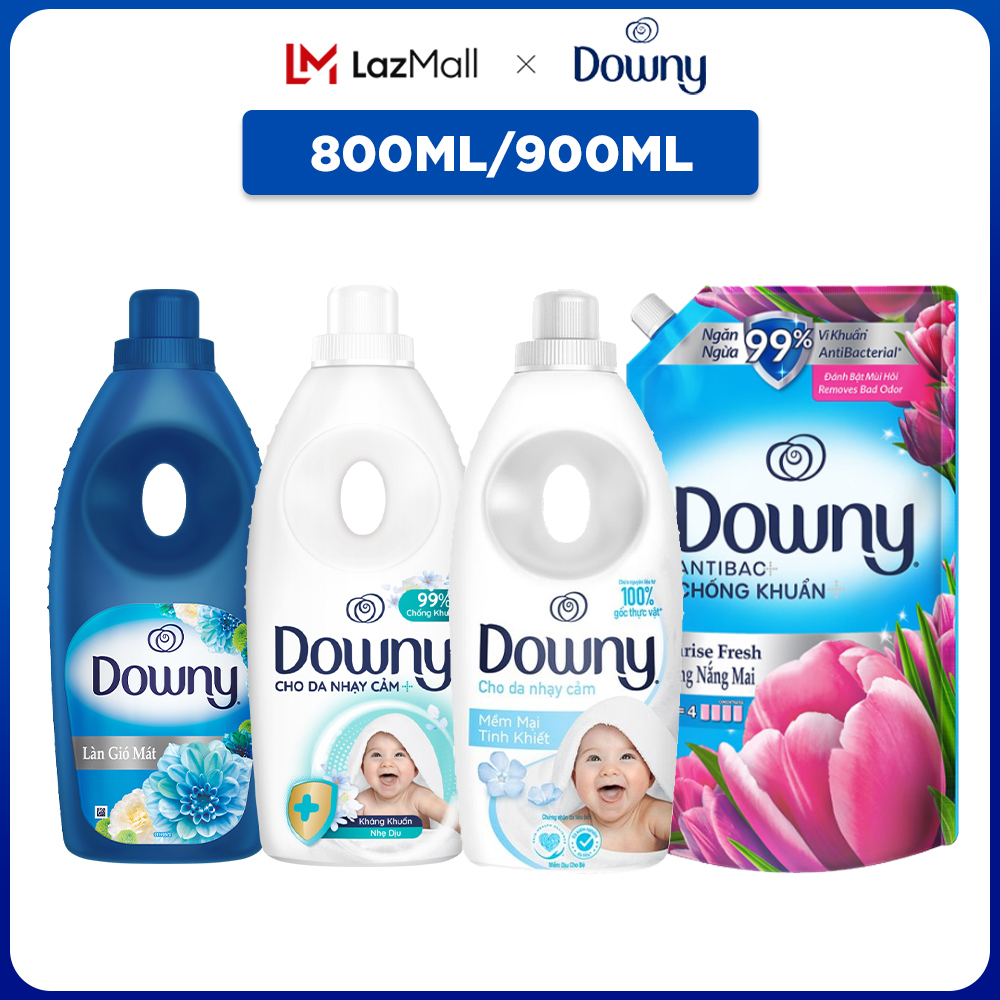 Nước Xả Vải DOWNY Nhiều Mùi Hương Chai/Túi 800ML