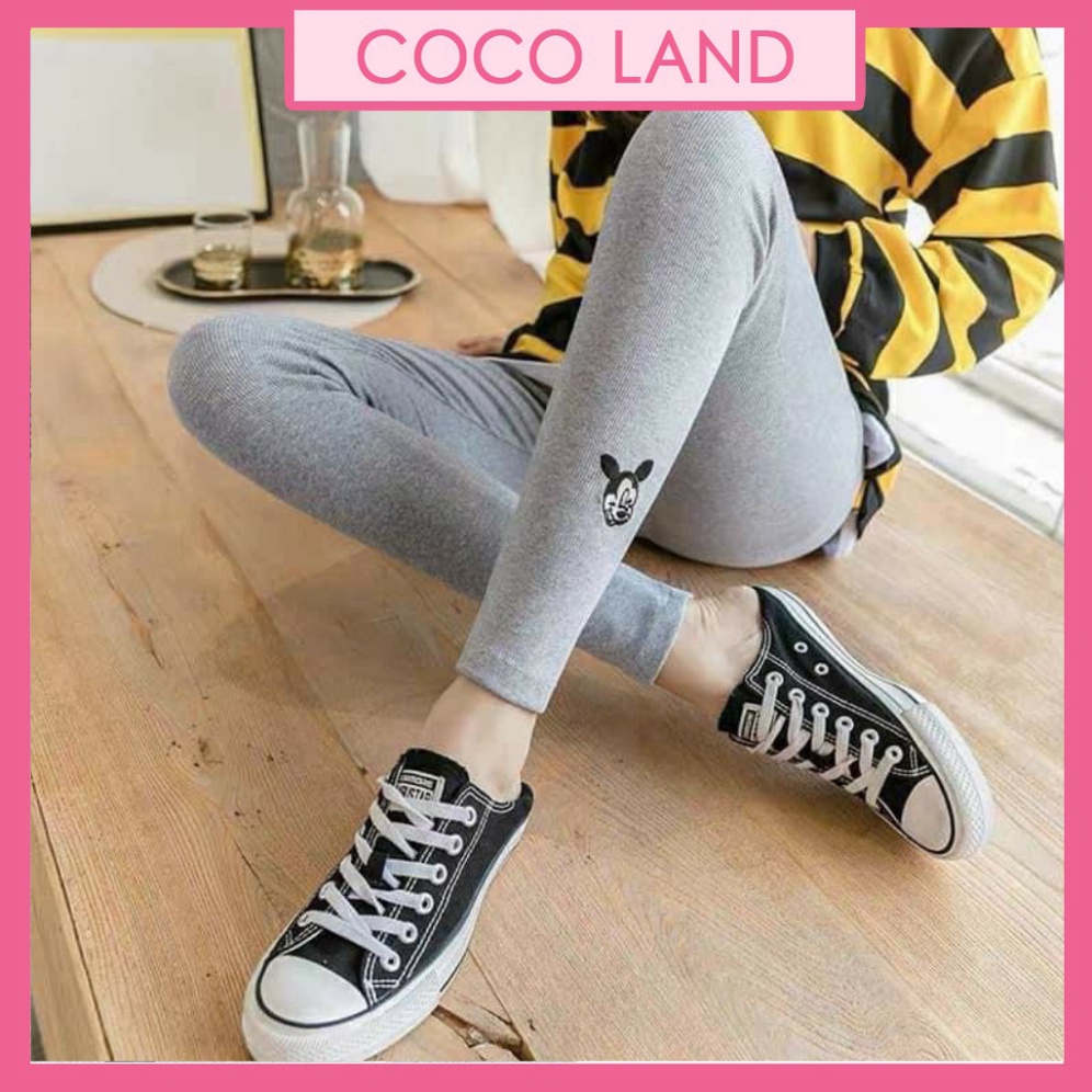 Quần legging len tăm micky cocoland - sang chảnh - cao cấp