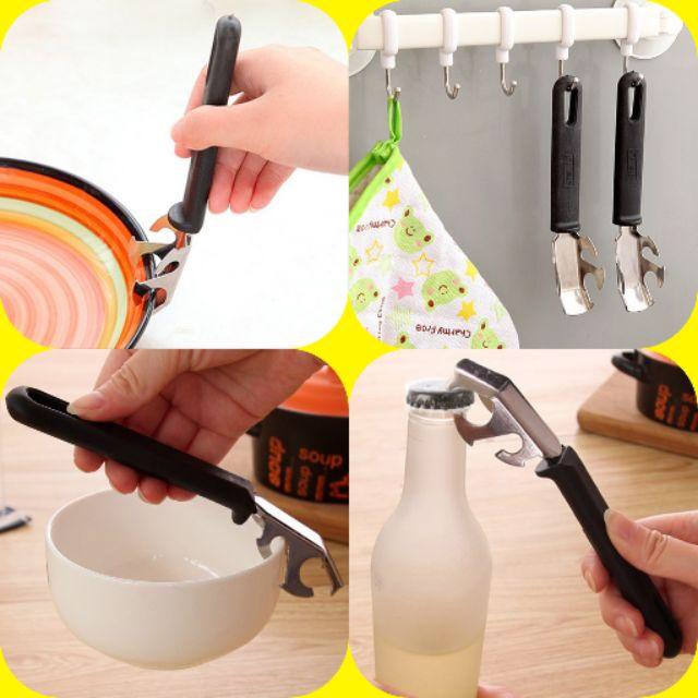 Dụng cụ gấp nóng kèm khui đa năng